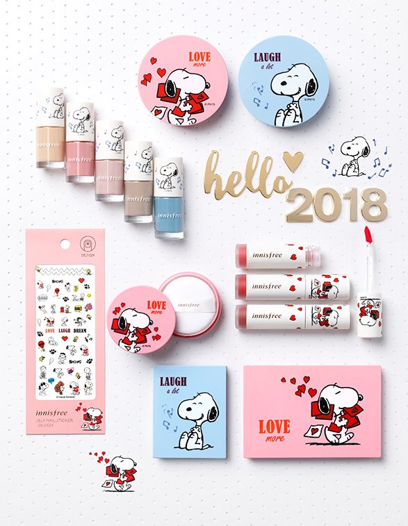 The Rebel Sweetheart. Sneak Peek Innisfree x Snoopy Collection.