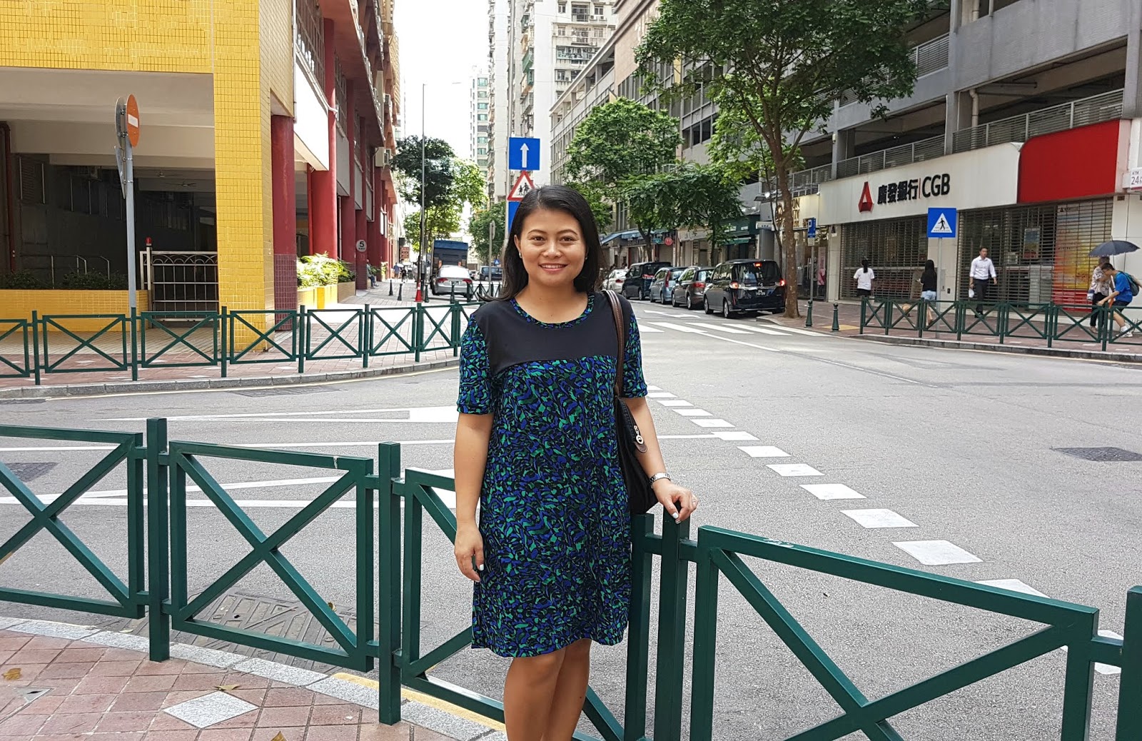 colour block tunic dress