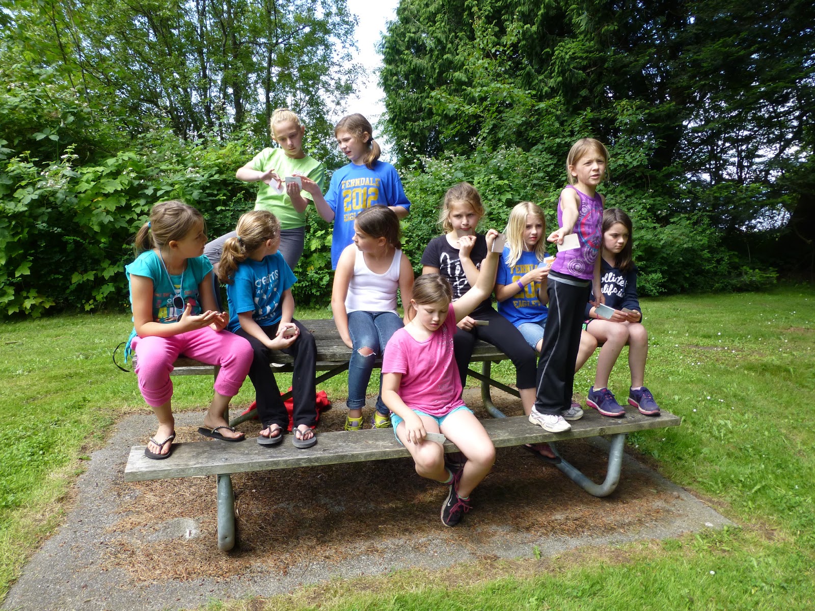 Avery and Annalise Girl Scout Camp Out