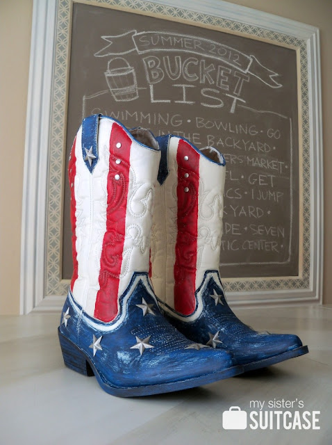 american flag boots