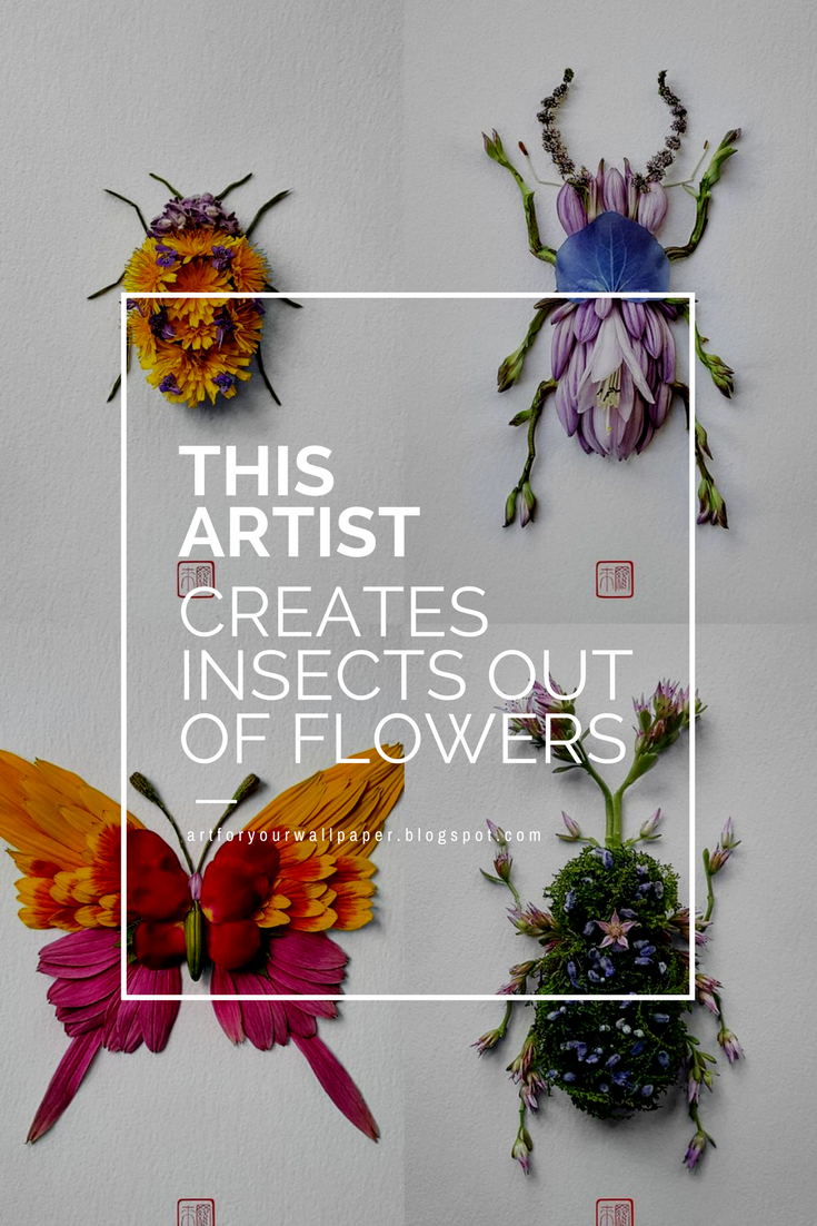 [PHOTOGRAPHY] This Artist Creates Insects out of Flowers and I Think I