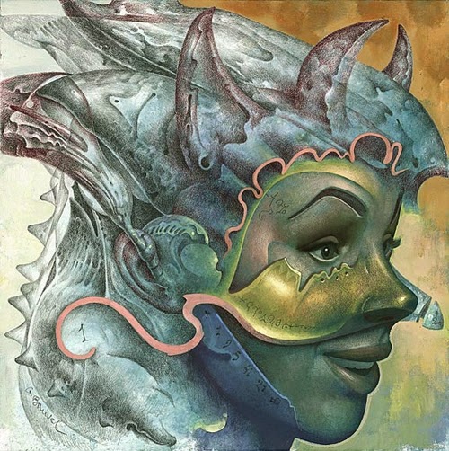 09-Mask-of-Personal-Happiness-Gil-Bruvel-Insurgence-of-the-Mind-Surreal-Paintings-www-designstack-co