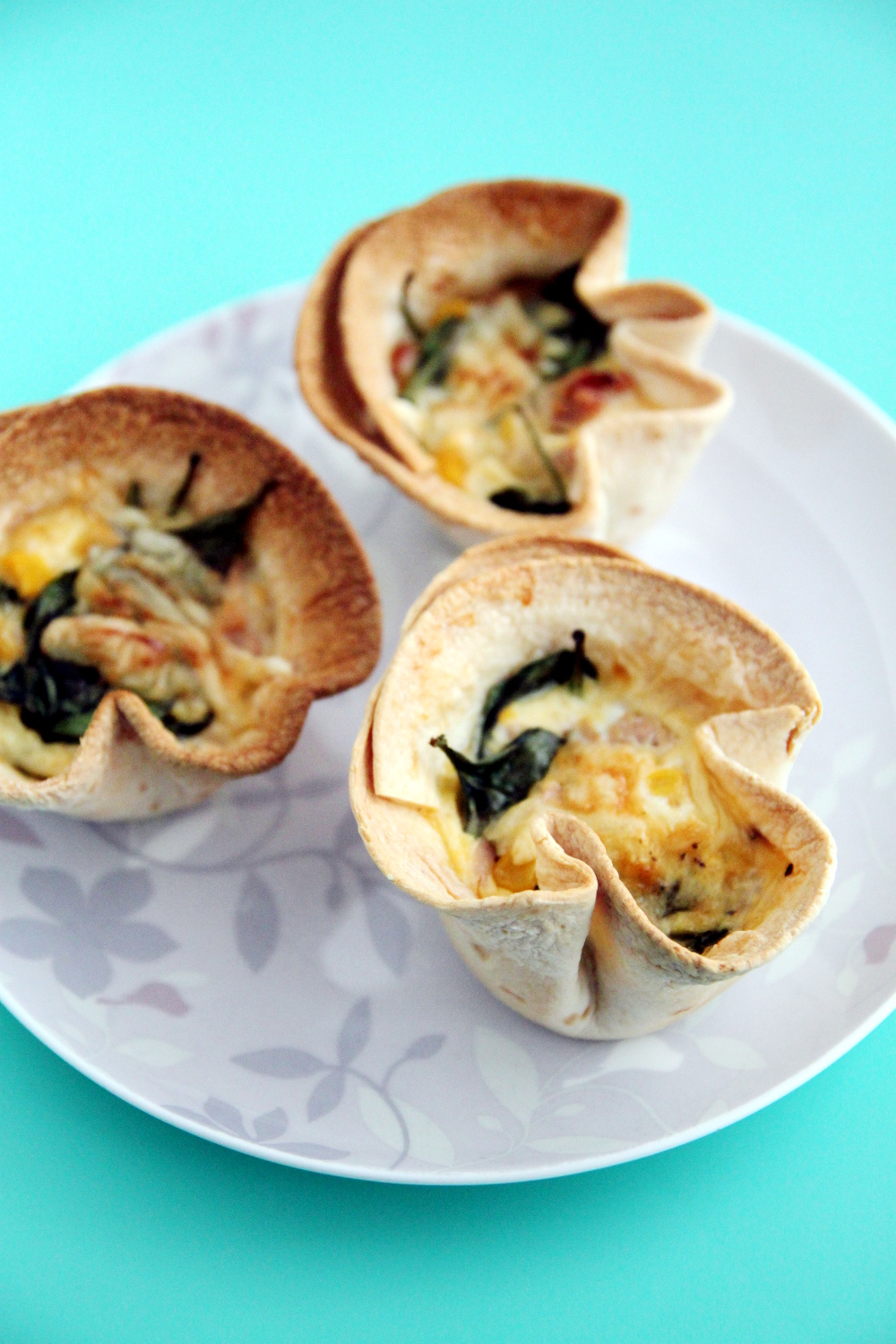 Low Fat Spinach and Tuna Quiche Vondelicious!