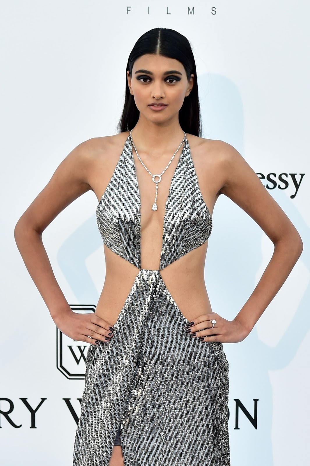 Neelam Gill Looks Super Sexy In a Reavealing Dress  At The amfAR's 24th Cinema Against AIDS Gala During Cannes Film Festival 2017