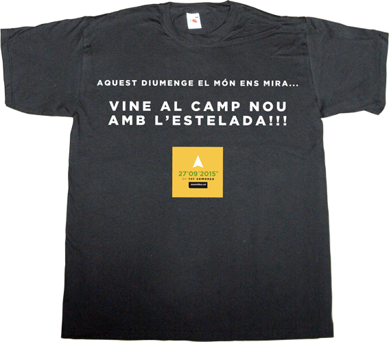 catalonia independence freedom fc Barcelona barça estelada t-shirt ephemeral-t-shirts