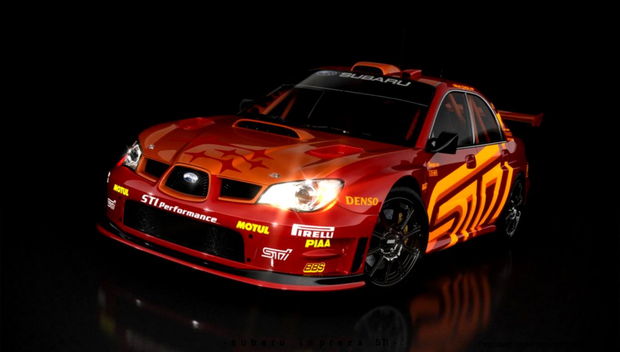 Wallpapers Subaru Impreza Tuning Graphics Cars Free Hd 1366x768