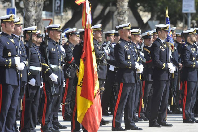 S.A.R. el Príncipe de Asturias preside el acto central del 475º aniversario de la creación de la Infantería de Marina.