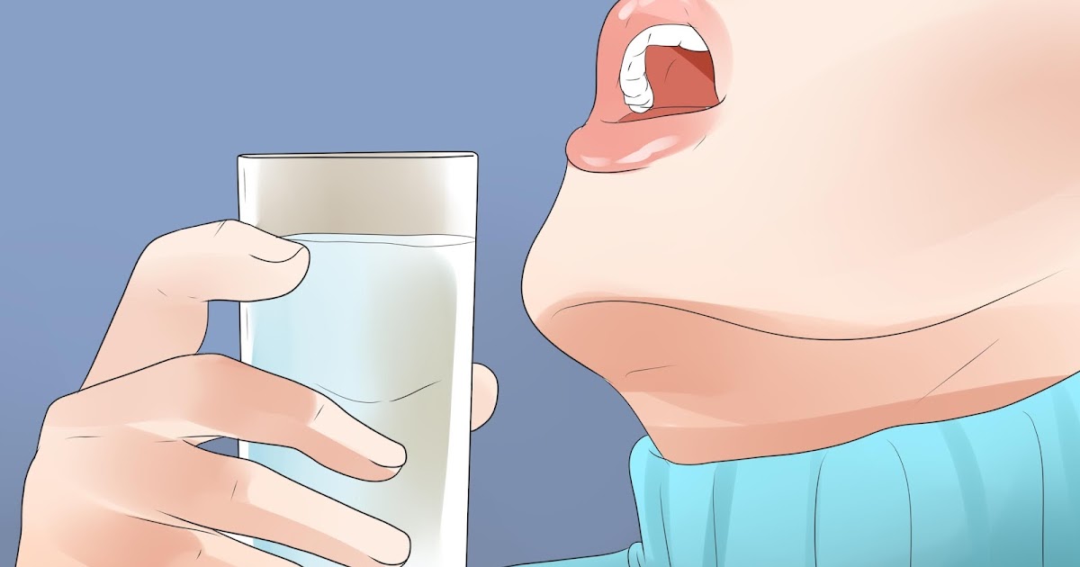 Полоскание рта раствором соли