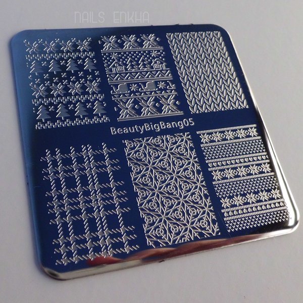 Xmas Winter Nail Stamping Plate SKU:J3141TM-5A