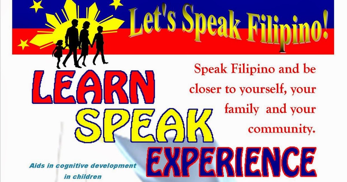Learn How To Speak Filipino