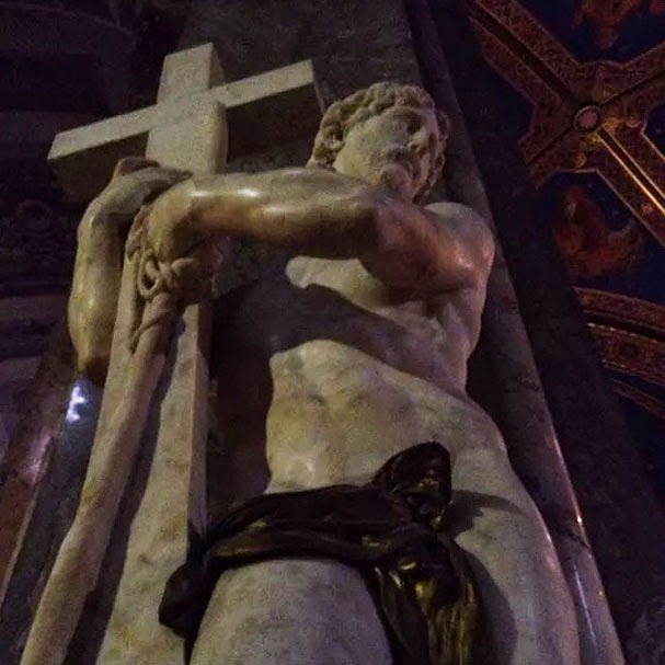 Cristo atribuido a Michelangelo