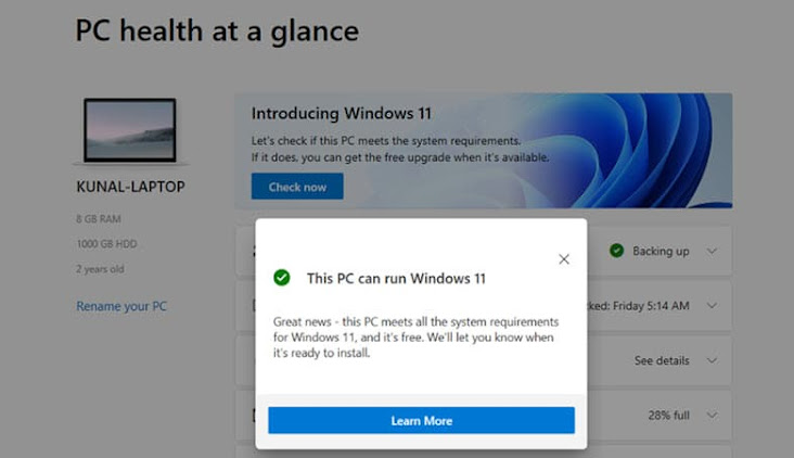 How to check if your Windows 10 PC can run Windows 11