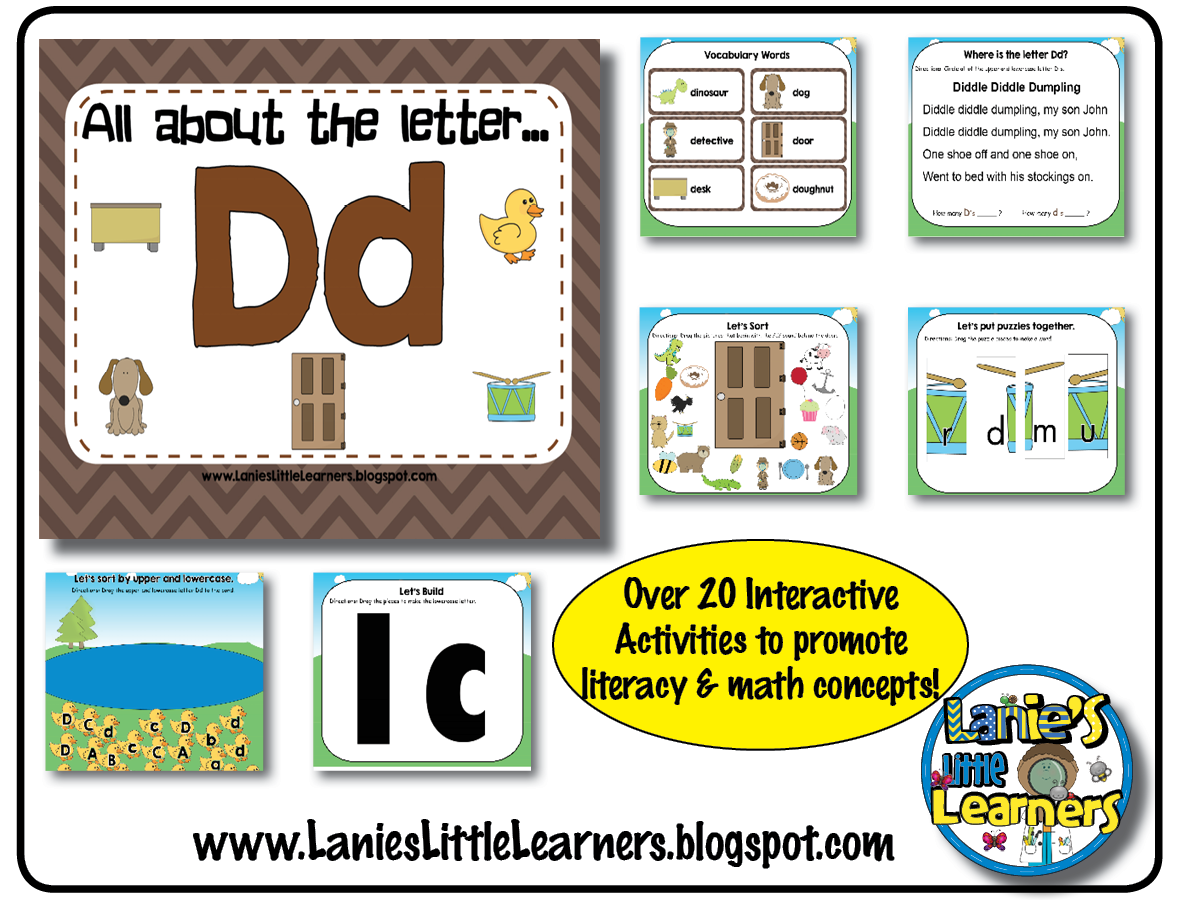 Lanie's Little Learners: All About the Letter D - Letter of the Week ...