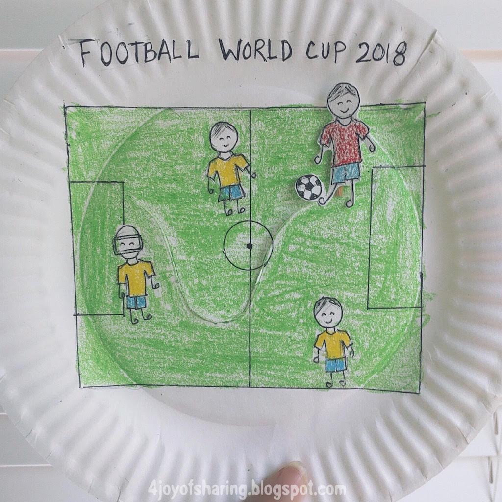 World Cup Football Craft For Kids #football #soccer #kidscraft #craftsforkids #crafts Kids craft, crafts for kids, craft ideas, kids crafts, craft ideas for kids, paper craft, art projects for kids, easy crafts for kids, fun craft for kids, kids arts and crafts, art activities for kids, kids projects, art and crafts ideas, toddler crafts, toddler fun, preschool craft ideas, kindergarten crafts, crafts for young kids, school crafts, Football Craft, Soccer Craft, Motion Craft, Paper Plate Craft, FIFA World Cup 2018, Football World Cup, Motion Craft,