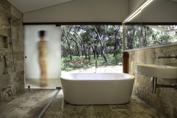 Inspired by nature bathroom design