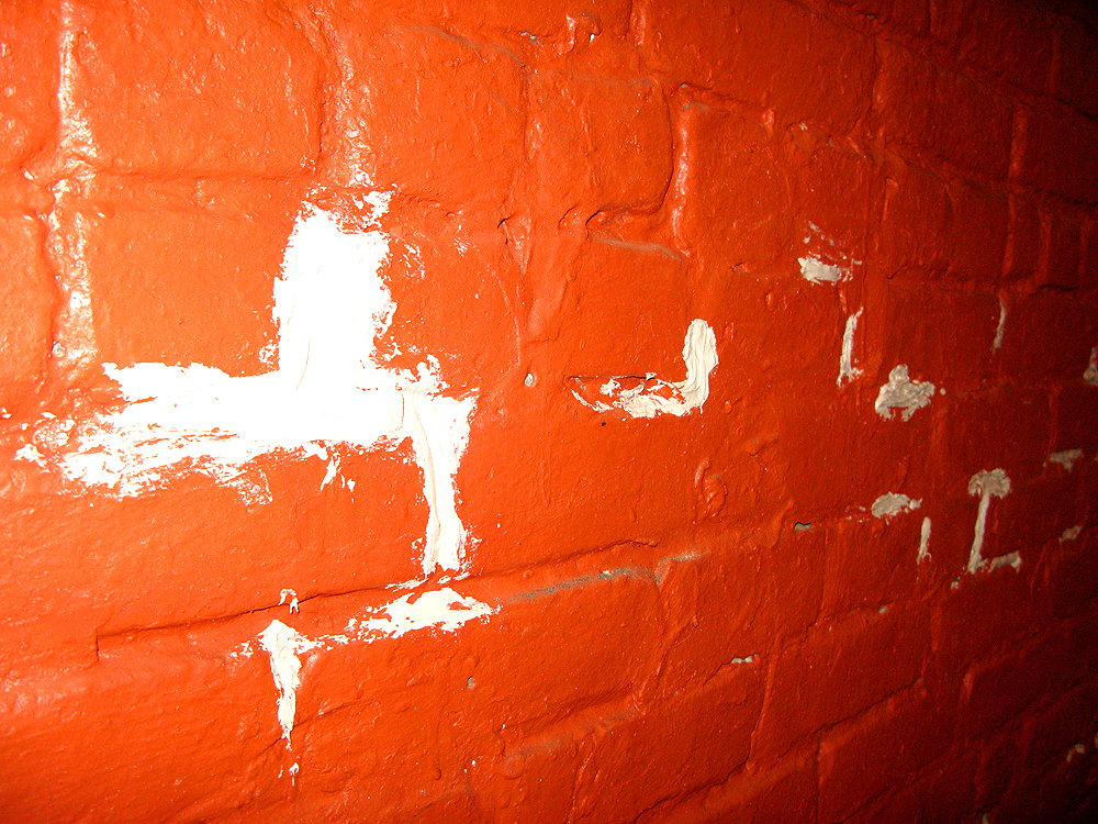 Making Our Brick Basement Apartment a Home Painting the Brick Wall