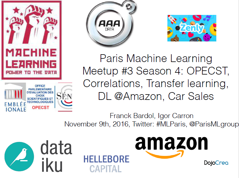 Nuit Blanche Paris Machine Learning Meetup 3 Season 4 OPECST