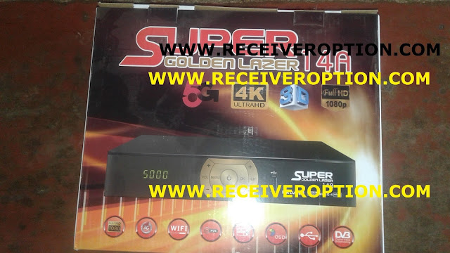 SUPER GOLDEN LAZER 14A HD RECEIVER POWERVU KEY SOFTWARE