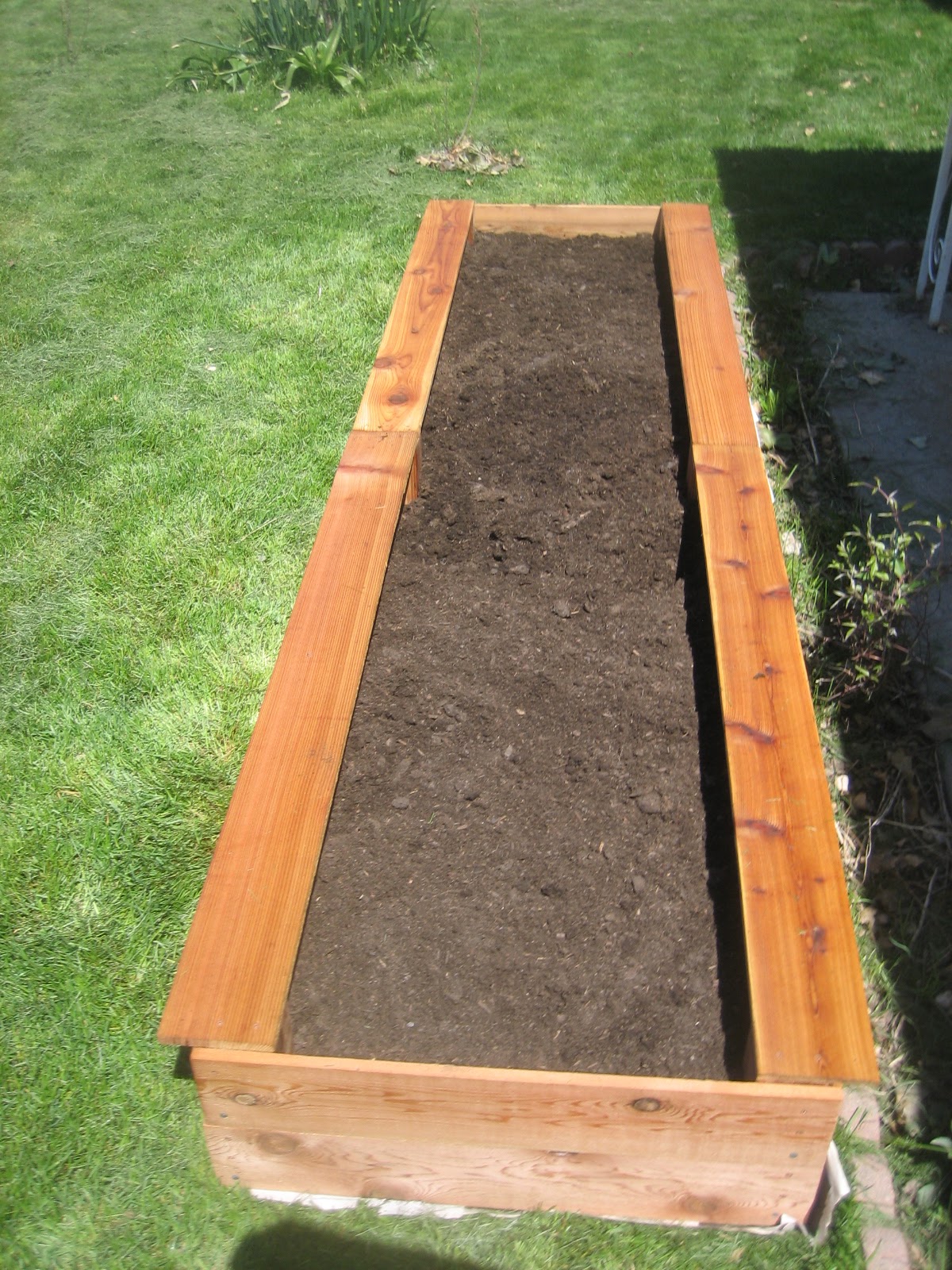 Where the Wild Greens Grow: Cedar Garden Box For the Front Yard