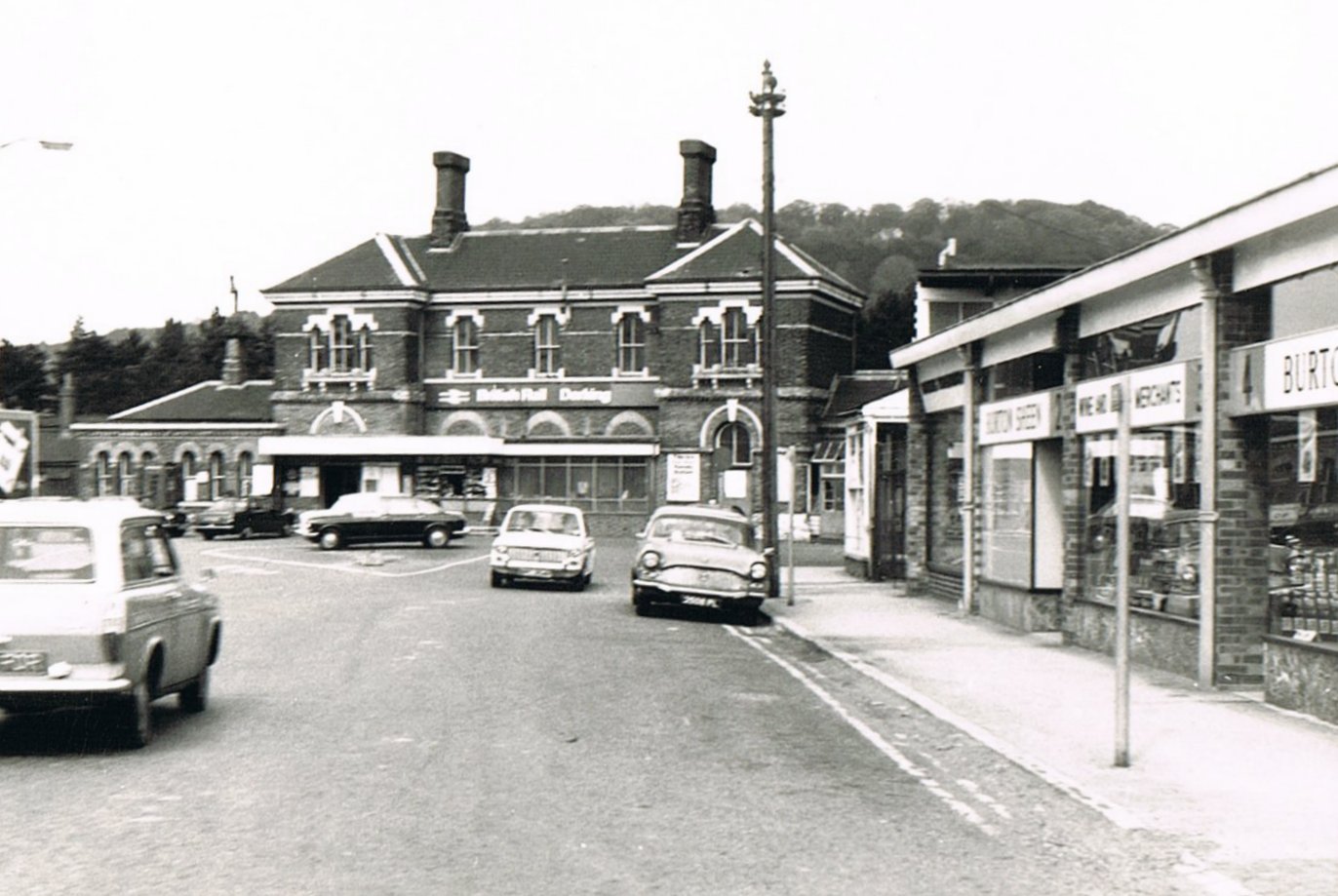 the rail thing Dorking 1973