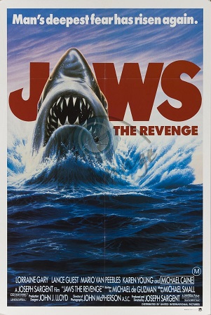 Poster Of Jaws The Revenge 1987 Dual Audio 720p HDTV [Hindi-English] Free Download Watch Online