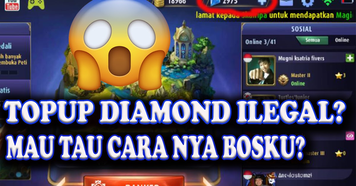 Yoshiyaxkayami Diamond Mobile Legend Murah Illegal