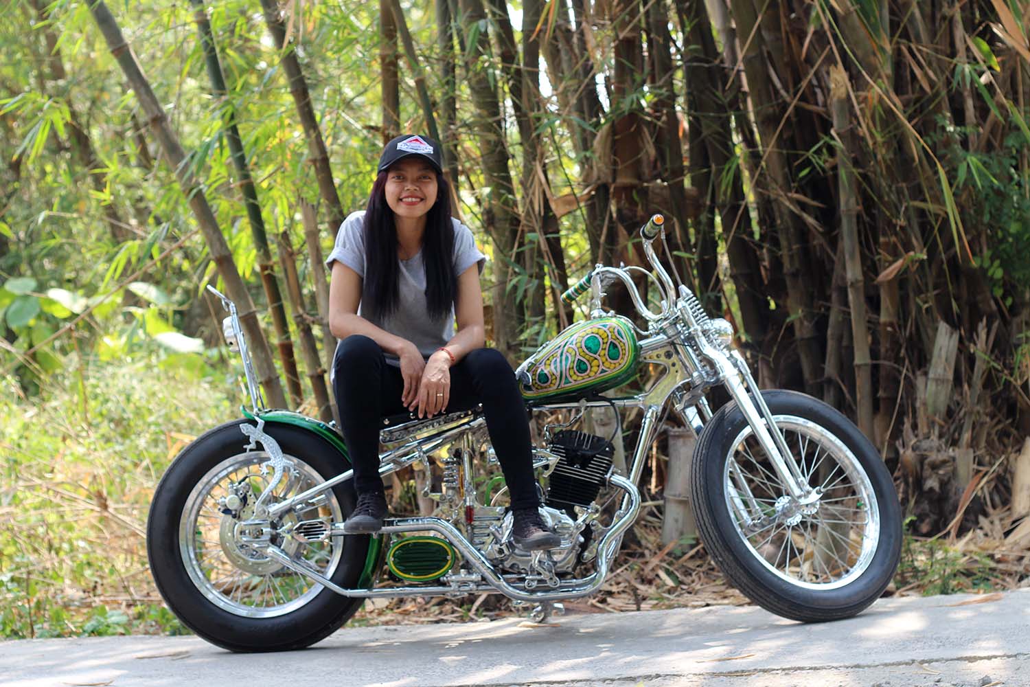 honda tiger chopper