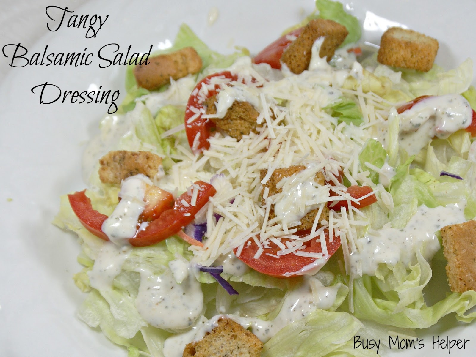 Tangy Balsamic Salad Dressing