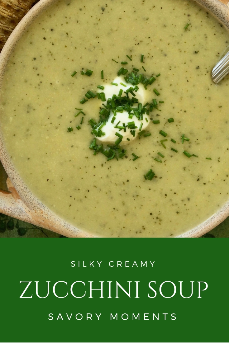 Savory Moments Silky creamy zucchini soup
