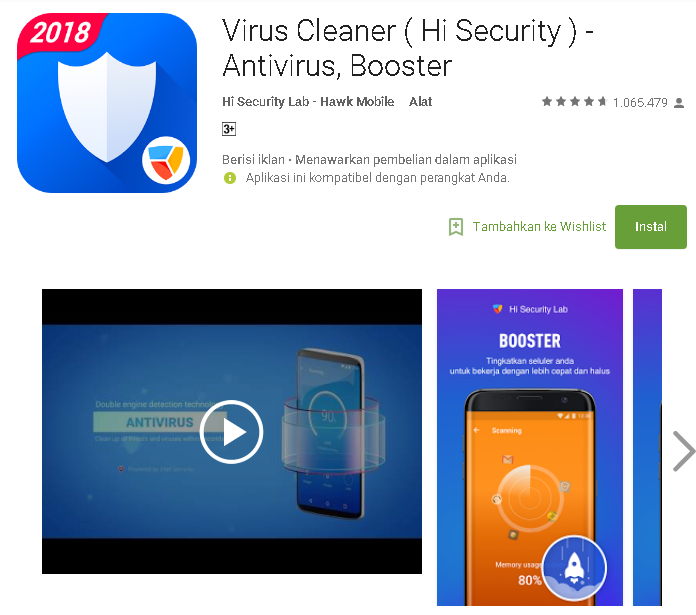 Ulasan Tentang Virus Cleaner Hi Security Antivirus Booster Kumpulan Remaja
