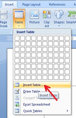 Cara Membuat Tabel Pada Microsoft Word 2007 Itu Mudah Bisa Komputer