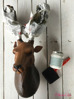 DIY / TUTORIAL CABEZA DE CIERVO CON CHALK PAINT Y SPRAY DIY / TUTORIAL CABEZA DE CIERVO CON CHALK PAINT Y SPRAY
