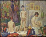 Georges Seurat (29) - Las modelos (1888)