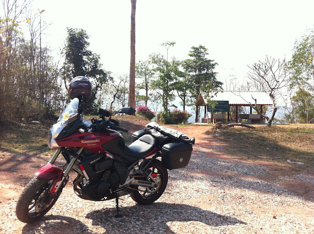 View point along the way in Thailand Motorbike riding in North Thailand
