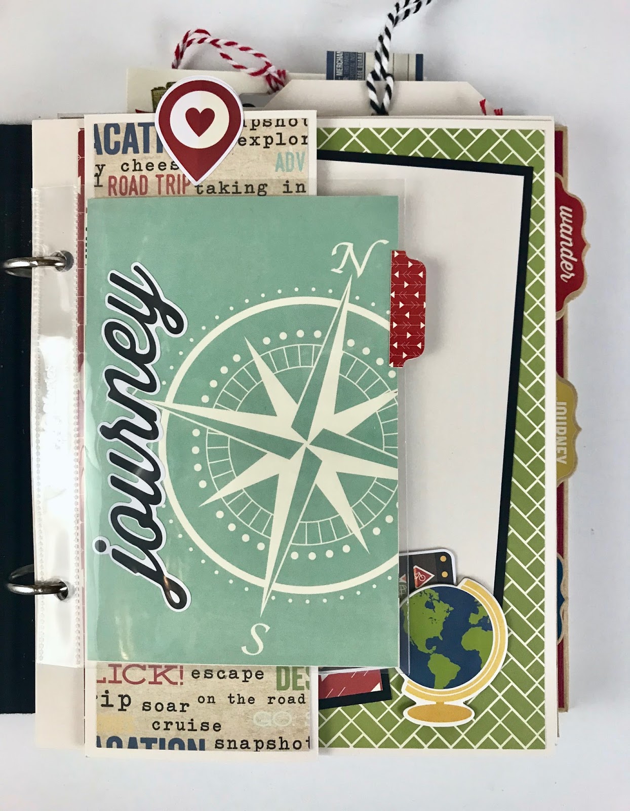 Artsy Albums Scrapbook Album and Page Layout Kits by Traci Penrod: Explore Travel  Scrapbook Album with Simple Stories