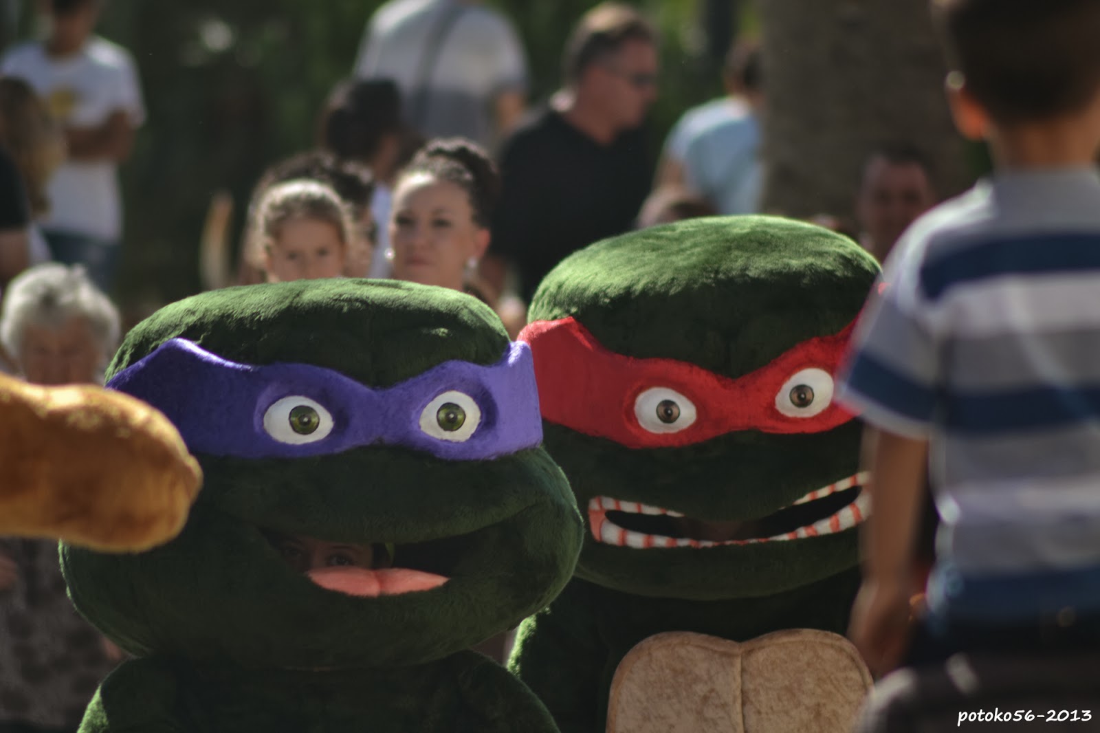Cabezudos Tortugas Ninjas Fiestas  de Rota