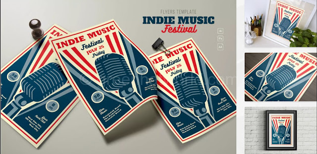 Download Free Indie Music Festival Print Template Versi 1.2