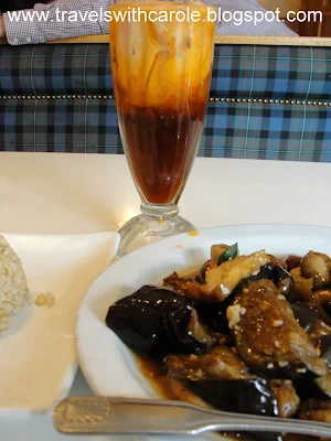 eggplant dish at Golden Lotus in Oakland, California