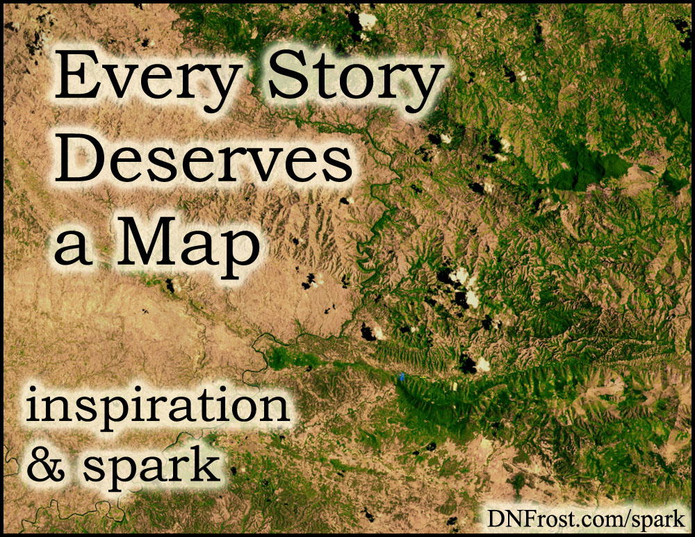Every Story Deserves a Map: writing made easier http://www.dnfrost.com/2016/09/every-story-deserves-map-inspiration.html #TotKW Inspiration and spark by D.N.Frost @DNFrost13 Part 2 of a series.