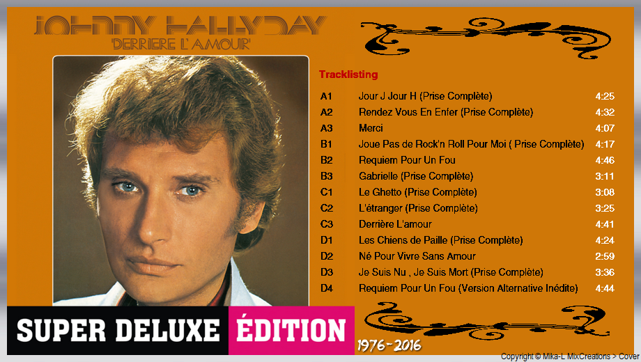 Decibelles80 Johnny Hallyday Derriere L Amour Super Deluxe Edition 1976 2016
