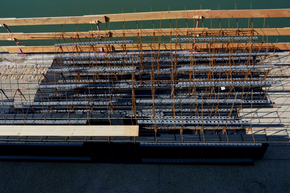 Chantier sur le Rhône - Arles