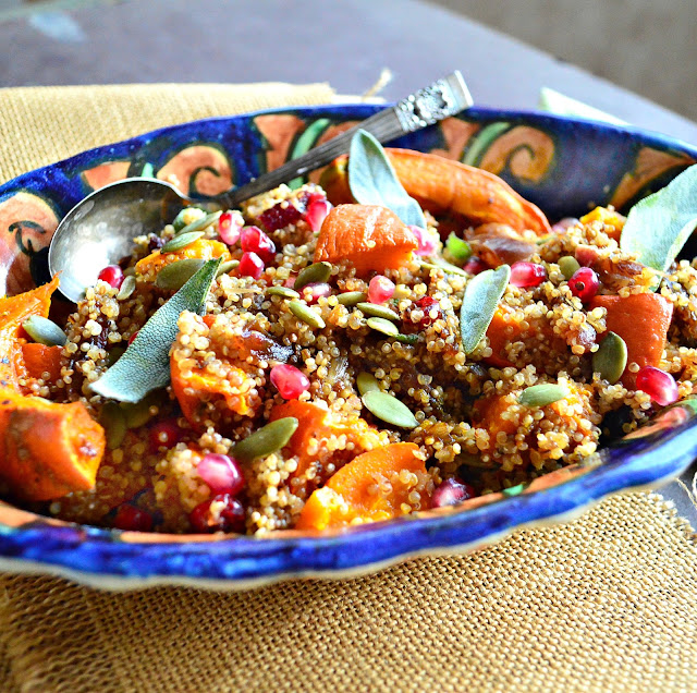 This is How I Cook Toasted Quinoa, Dates and Sage with Roasted Pumpkin