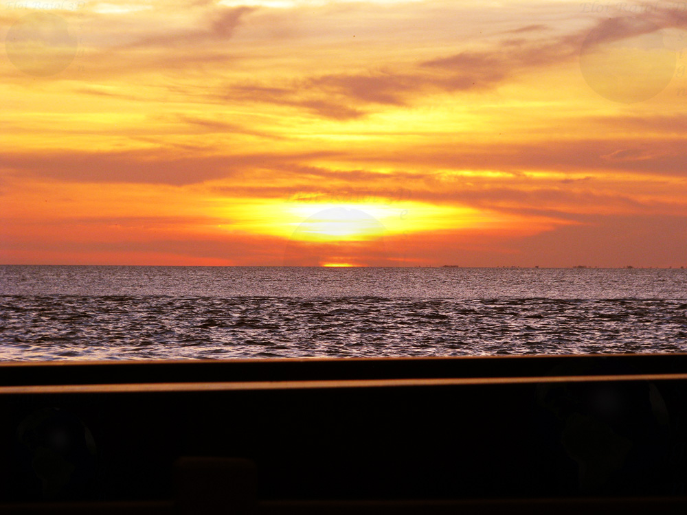 Por do Sol no oeste do Pará