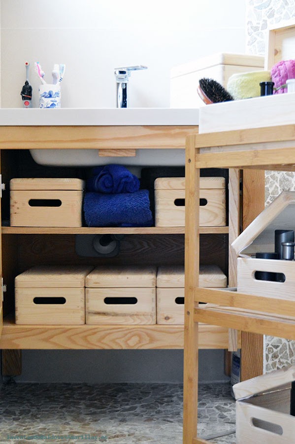 Cajas de madera con tapa de Leroy Merlin