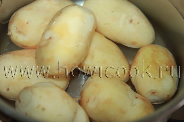 рецепт молодого картофеля с укропом и сливочным маслом с пошаговыми фото