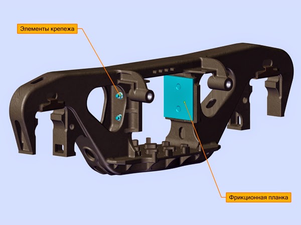 трещины износостойкой фрикционной планки. 02. фрикционные планки. 02. 001.