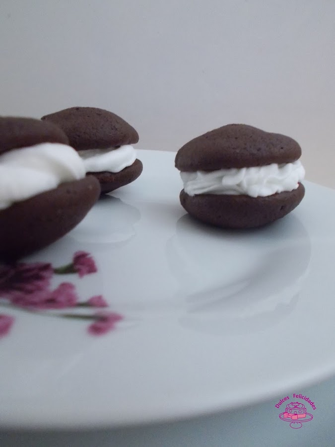 Whoopie pies de chocolate