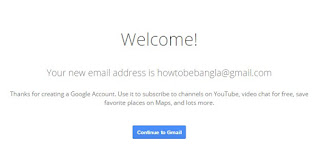 You Are Now Welcome Your Google Account Are Now Made Successfully