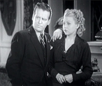 Wallace Ford as Jimmy and Barbara Pepper as Marjorie in The Rogues' Tavern