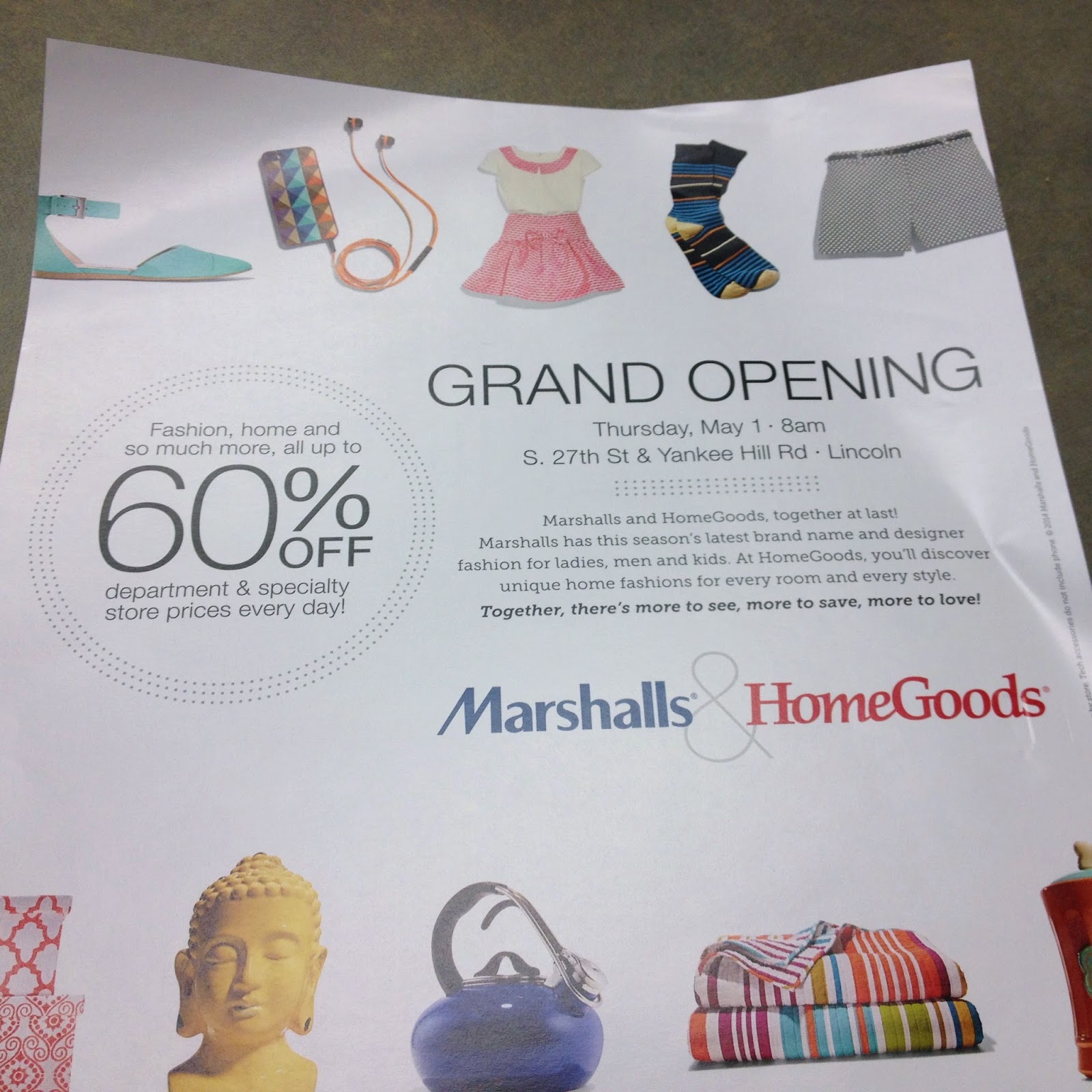 DIY Why Spend More Marshalls and HomeGoods grand opening tomorrow